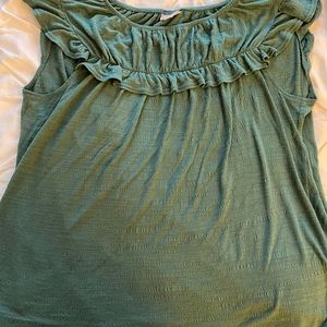 Solid green LuLaRoe Stasha XL